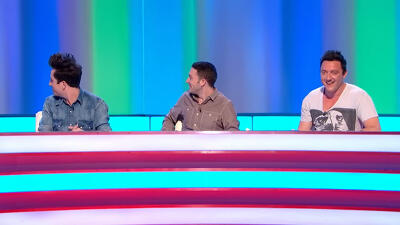 Nick Grimshaw, Peter Serafinowicz, Rachel Riley, Daniel Sloss Summary