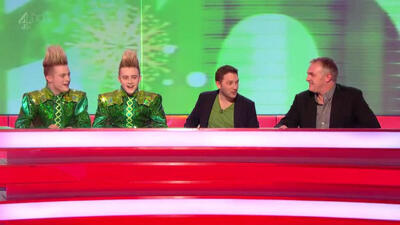 Christmas Special: Greg Davies, Jedward, Micky Flanagan, Liza Tarbuck Summary