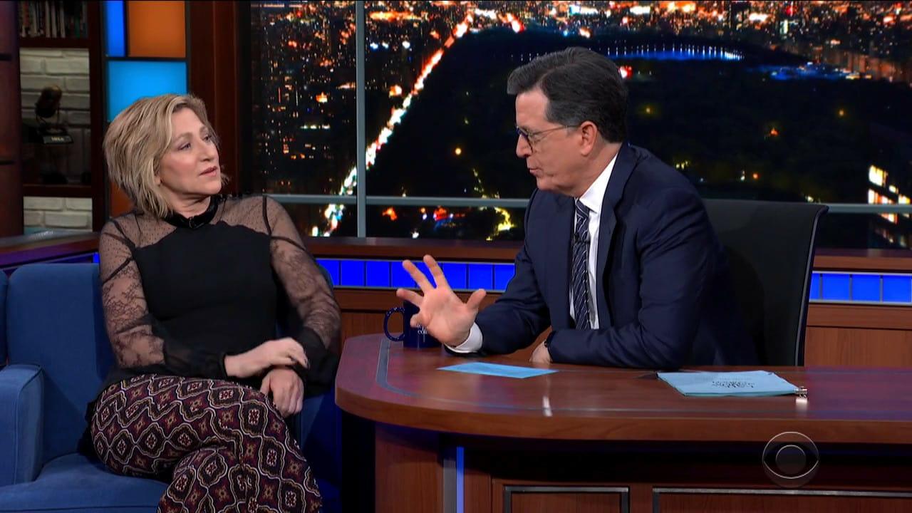 The Late Show [Colbert] (S05E81): Edie Falco, Fortune Feimster, Algiers ...