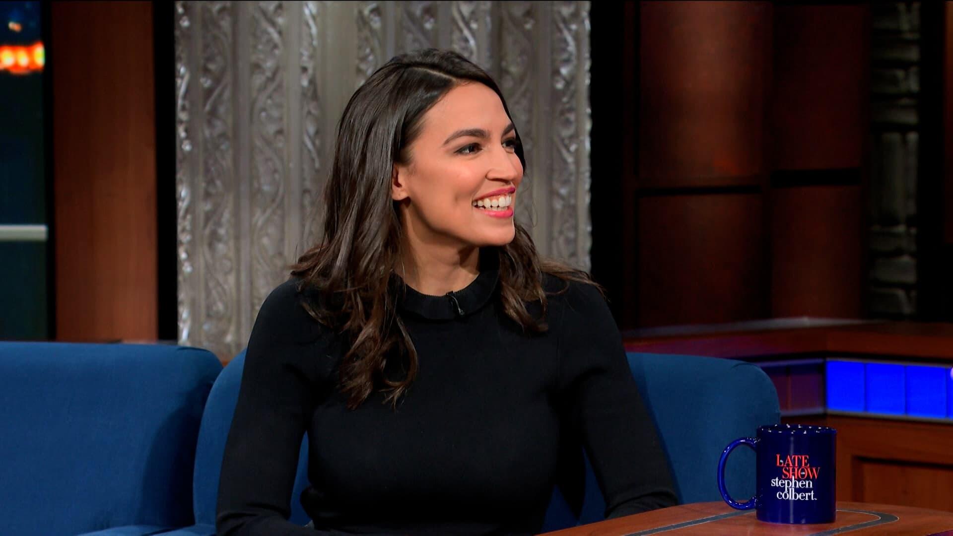 The Late Show [Colbert] (S07E152): Alexandria Ocasio-Cortez, Jimmie ...